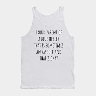 Blue Heeler Parent Tank Top